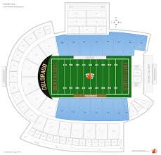 Folsom Field Seating Chart With Seat Numbers Elcho Table
