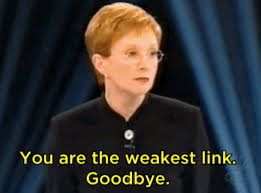 Weakest link host anne robinson has quit the tv quiz show, the bbc has confirmed. Mike Q Says The Weakest Link In Tar Is Humans Ediscovery Best Practices Cloudnine