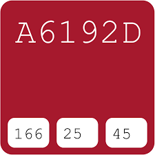 What color is hibiscus red. Chrysler Hibiscus Red A6192d Hex Color Code Rgb And Paints