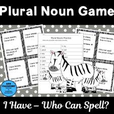 Plural Noun Spelling Worksheets Teaching Resources Tpt