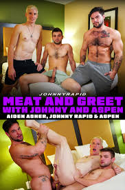 Johnny Rapid: Aspen and Johnny double-penetrate Aiden Asher in Meat and  Greet With Johnny and Aspen | Fagalicious - Gay Porn Blog