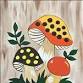 BOGO Wine Wednesday | Mid Century Mod Mushrooms
