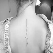 Pin By Kim Le Gras On Tattoos Writing Tattoos Spine Tattoos For Women Tattoo Fonts