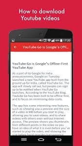 Memperkenalkan youtube go 🎆 aplikasi terbaru untuk mendownload dan menonton video. Guide For Youtube Go For Android Apk Download