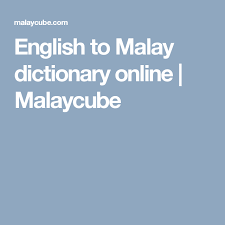 Pin On Translting English To Malay