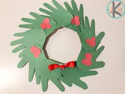 Check spelling or type a new query. Handprint Christmas Wreath