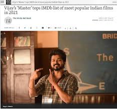 Films new in the imdb top 250 for 1/1/2021: Ragu On Twitter Vijay S Master Tops Imdb S List Of The Most Popular Indian Films In 2021 Half Yearly Report So Far The Internet Movie Database Determines Its List Based On Imdbpro Data