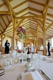 Northamptonshire Wedding Venues Dodford Manor Oak Barn Wedding Breakfast Set Up Wedding Venues Uk Barn Wedding Venue Wedding Venues Northamptonshire