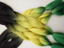 Find great deals on ebay for kanekalon braid hair. New Ombre Color Braiding Hair Extension 24 Synthetic Black Yellow Green Ombre Box Braids Hair Bulk Kanekalon Braiding Hair Hair Products Gray Hair Hair Extensions Thick Hairhair Streaks For Black Hair Aliexpress