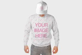 Download Men S Hoodie And Cap Hat Mockup Generator Mediamodifier