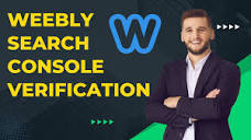 Weebly Search Console Verification - How to do it?