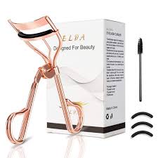 But if you're wearing faux lashes. Amazon Com Elda Eyelash Curler Golden Professional Lash Curler Set With Eyelash Brush Refill Replacement Pads Lashes Curler No Pinching Eyelashes Curler Fits All Eye Shapes Beauty