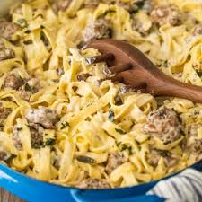 This Sausage Alfredo Recipe Is A Tasty Mix Of Classic Fettuccine Alfredo And Spicy It Italian Sausage Recipes Pasta Sausage Pasta Recipes Pasta Recipes Alfredo