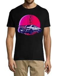 1080 x 1350 jpeg 175 кб. Nissan Skyline Gtr R34 Vaporwave Aesthetic Jdm Legend Men S Cotton T Shirt Ebay