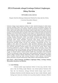 Check spelling or type a new query. Doc Artikel Pplh Puntondo Sebagai Lembaga Edukasi Lingkungan Hidup Maritim Siti Maulidia Annisa Amirwan Academia Edu