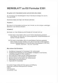 Arbeitsbescheinigung was arbeitnehmer wissen sollten rechtsanwalt dr ulrich hallermann. Merkblatt Zu Eu Formular E301 Gemeinde St Moritz