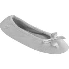 Isotoner Classic Terry Ballerina Slippers Slippers Shoes