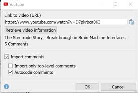 There's an app (or several apps) for that. Importing Youtube Data In Maxqda Addressing Data Access Hurdles Maxqda
