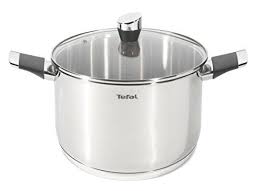 Tefal E8237914 Emotion Steel Stock Pot 22 Cm Tefal Marmite Steel Stock