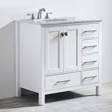 The cabinet is made with 100% solid wood! 36 Inch Vanity With Sink Wayfair