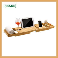 Manufactured with solid brass, and features a polished chrome, or gold finish. China Expandable Bathtub Rack Bathroom Bamboo Bath Tub Caddy Bathtub Tray With Extending Sides China Spa Organizer Bathtub Rack