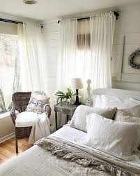 35 Spectacular Bedroom Curtain Ideas The Sleep Judge Farmhouse Style Master Bedroom Rustic Farmhouse Bedroom Farmhouse Style Bedrooms