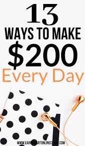 Maybe you would like to learn more about one of these? 25 Ways To Make 200 Fast When You Need Money Now How To Get Money Easy Online Jobs Earn Money