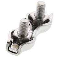 3/32" Stainless Steel Stamped Double Cable Clamp