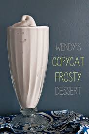 recipe wendy s copycat frosty