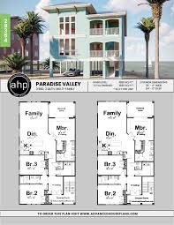 2 story house plans come in a variety of shapes, sizes, styles. 2 Story Coastal Plan Paradise Valley Beach House Plans Beach House Floor Plans Modern Beach House