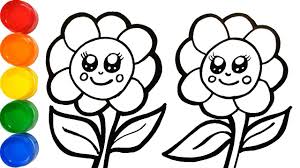 Maybe you would like to learn more about one of these? Como Dibujar Y Pintar Flores Kawaii Dibujos Faciles Para Ninos Paso A Paso Funkeep Art Youtube