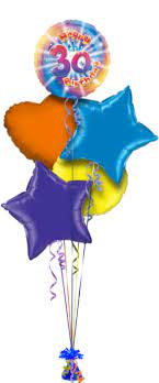 But this depends on the availability of the balloon service and the distance you can customise your balloons with a special message like 'happy birthday,' 'i love you,' 'marry me,' 'get well soon,' 'sorry,' or any other. Colourful Happy 30th Birthday Balloons Delivered Helium Balloon Gift Delivery In The Uk