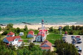 Whitefish point whitefish point is a cape of michigan 's upper peninsula, united states, marking the entry point of whitefish bay. Whitefish Point Lighthouse In Paradise Mi United States Lighthouse Reviews Phone Number Marinas Com