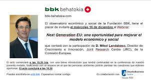 Director de la sede del jrc en sevilla. Eventos Y Webinars Bbk Behatokia