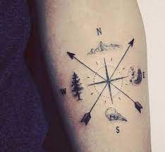#tattoo adventures #personal #maybe i could get his name tattooed until i can get the tattoo ideas so far: Adventure Tattoo Tattoos Compass Tattoo Adventure Tattoo