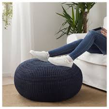 Furniture Home Furnishings Find Your Inspiration Pouffe Knitted Pouffe Floor Cushions Living Room