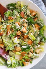 Chicken caesar salad is a staple recipe, learn how to make this simple classic! Caesar Salad Recipe With Homemade Caesar Salad Dressing Ceasar Salad Recipe Homemade Caesar Salad Dressing Caesar Salad Recipe