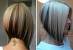 Short Asymmetrical Bob Back View