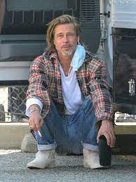 Check spelling or type a new query. Brad Pitt S Long Hair Broke The Internet Gq
