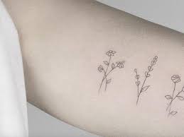 These Strangely Delicate Tiny Floral Tattoos Have The Cleanest Lines We Ve Ever Seen Small Flower Tattoos For Women Small Tattoos Body Art Tattoos