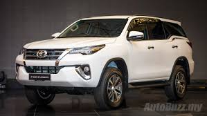 Sales tax on imported tyres: 2016 Toyota Fortuner Launched In Malaysia Priced At Rm187k And Rm200k Autobuzz My