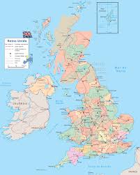 En el mapa político del reino unido se puede observar cómo este reino está compuesto por cuatro países: Reino Unido Mapa Inglaterra Ws