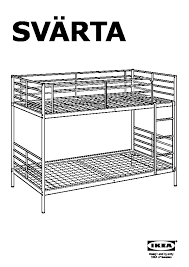 Get great deals on gray metal bunk bed frames. Svarta Bunk Bed Frame Silver Color Ikeapedia