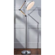 Made from the finest materials in the world and with the uttermost care, our lamps are designed to brighten up any room and are a great addition to your home. Holme Angled Floor Lamp
