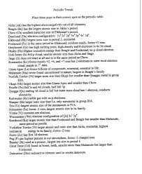 .table fun worksheet answers tags : Solved Periodic Trends Place These Pups In Their Correct Chegg Com