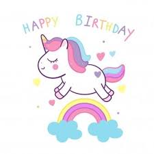 Unicorno Carino Con Arcobaleno Compleanno Immagini Di Unicorno Citazioni Unicorno Arcobaleno Compleanno