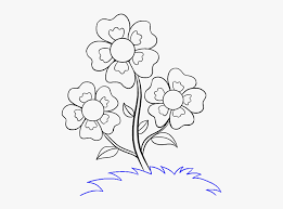 Color pumpkins and pilgrims at thanksgiving, or santa and his reindeer at christmas. How To Draw Cartoon Flowers Small Drawings Of Flowers Hd Png Download Transparent Png Image Pngitem