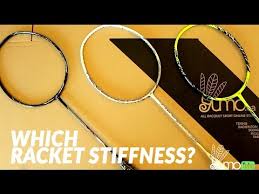 Badminton Racket Stiffness Nanoray Series Yumotube Youtube