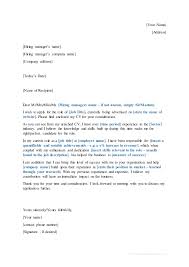 Basic Cover Letter Template 2016