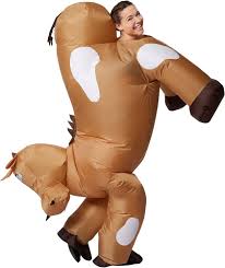 dressforfun Costume autogonfiabile da Cavallo Unisex | Gonfiabile in pochi  Secondi | Massima libertà di Movimento | Alimentazione a Batteria :  Amazon.it: Moda